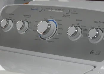 An ENERGY STAR certified washing machine at Pioneer TV & Appliance