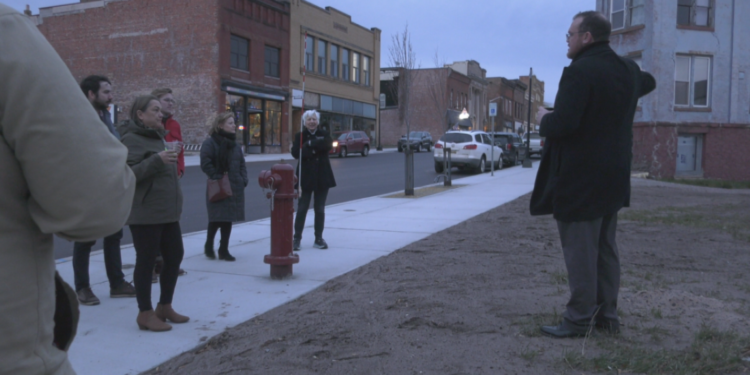 UPAC Alliance members tour downtown Negaunee