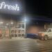Image captured just after shoppers and employees were allowed back into the store.