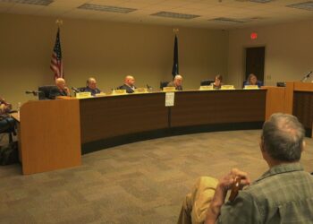 Ranstadler addresses the Delta County Board of Commissioners
