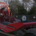 The Masonville Township Fire Department's airboat was able to safely bring the man to shore uninjured.