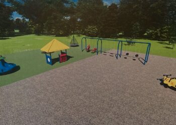 A rendering of the planned inclusive park