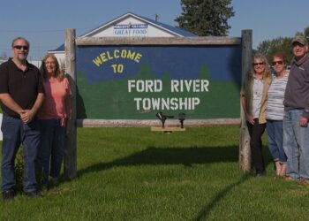 Members of the Ford River Lions Club