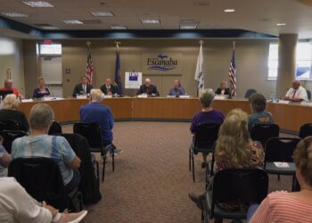 The forum was open to the public and held at Escanaba City Hall