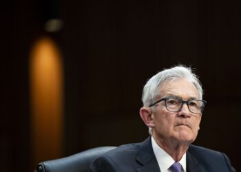 (Bonnie Cash/Getty Images via CNN Newsource) Federal Reserve Chair Jerome Powell speaks during a Senate Banking, Housing, and Urban Affairs Committee hearing on July 9 in Washington, DC.