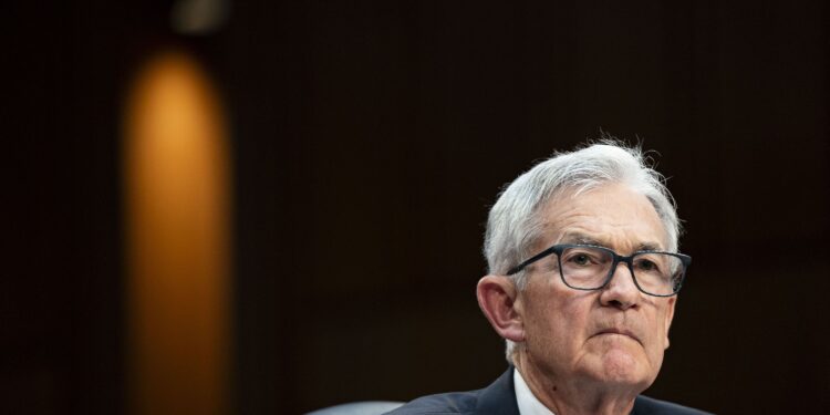 (Bonnie Cash/Getty Images via CNN Newsource) Federal Reserve Chair Jerome Powell speaks during a Senate Banking, Housing, and Urban Affairs Committee hearing on July 9 in Washington, DC.