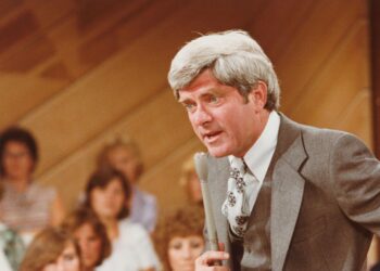 (Bettmann Archive/Getty Images via CNN Newsource) Emmy award-winning talk show host Phil Donahue, after ten years on the air.