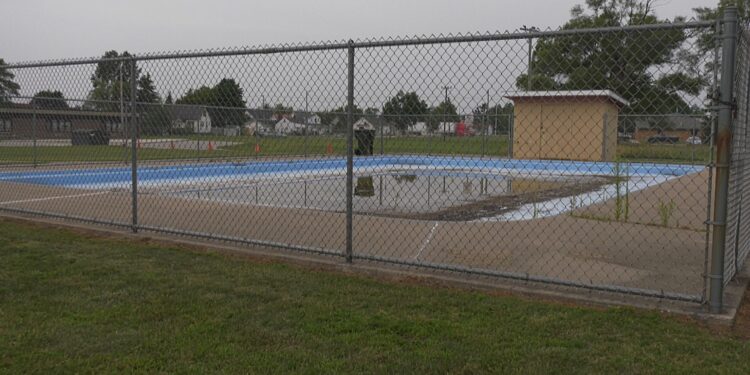 The former wading pool is located at 1300 North 19th Street