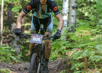 mountain bikers race in the Marji Gesick 100