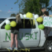 IT'S HOMECOMING WEEK AT NORTHERN MICHIGAN UNIVERSITY, AND THAT MEANS A HOMECOMING PARADE. DOZENS OF STUDENT ORGANIZATIONS MARCHED UP THIRD STREET THIS EVENING, TO CELEBRATE THE ANNUAL TRADITION AND MARK THE 125TH ANNIVERSARY OF THE UNIVERSITY'S FOUNDING IN 1899.