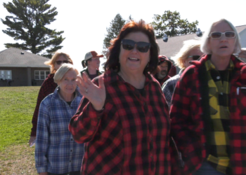 The competition for the largest gathering of plaid clad persons is really heating up. Houghton has officially participated in Plaidurday for only two years, but seems to draw the largest crowds, thanks to it's plaid proud population.