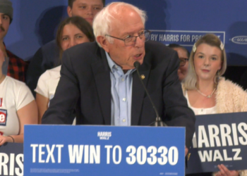 VERMONT SENATOR BERNIE SANDERS HAS BEEN CAMPAIGNING IN MICHIGAN ALL WEEK FOR KAMALA HARRIS. THE LONGEST-SERVING INDEPENDENT IN CONGRESSIONAL HISTORY WAS IN MARQUETTE SUNDAY FOR A GET-OUT-THE-VOTE RALLY AT THE NORTHERN CENTER IN MARQUETTE. SANDERS' VISIT TO MARQUETTE IS PART OF A NATIONWIDE TOUR TO MAKE SURE PEOPLE GET TO THE POLS ON ELECTION DAY. AFTER BEING INTRODUCED BY MICHIGAN STATE REPRESENTATIVE JENN HILL, SANDERS LAUNCHED INTO SOME FAMILIAR TOPICS SUCH AS AFFORDABLE HOUSING, ACCESS TO HEALTHCARE, LABOR RIGHTS AND INCOME INEQUALITY. THE NORTHERN CENTER'S GRAND BALLROOM WAS AT CAPACITY AND STANDING ROOM ONLY, AS PEOPLE LINED UP HOURS IN ADVANCE TO HEAR SANDERS SPEAK. BE SURE TO TUNE IN TO WZMQ NEWS AT 6 ON MONDAY FOR A MORE IN-DEPTH REPORT ON SANDERS VISIT.