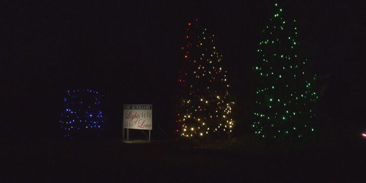 Last year's Lights of Love display