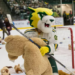 The Northern Michigan University Student Athletic Advisory Committee and The Mining Journal Cheer Club held a teddy bear toss during the NMU / Ferris State Hockey game this evening. Spectators were asked to bring in a stuffed animal to donate to less fortunate children this holiday season. a cascade of toys was tossed onto the ice where they were collected, sorted, and donated to St.Vincent DePaul and the Salvation Army for distribution to area boys and girls. Salvation Army board member Jim Reevs says these donated teddy bears might be some child's only gift this Christmas.