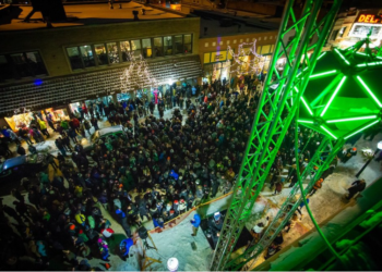 Every year hundreds of people flock to Downtown Marquette for the annual New Year's Eve block party and ball drop.