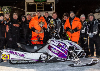 The 56th running of The International 500 Snowmobile Race took place over the weekend.