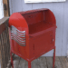 A student at Westwood High School showed his patriotism by constructing a special box for the disposal of retired American flags.