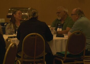 Some of the Delta County commissioners at the conference.