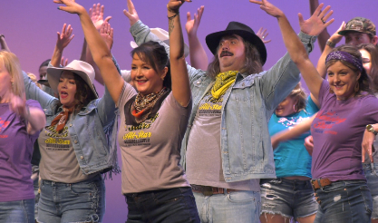 Dancing with our stars took to the Forest Roberts Theatre stage this evening for their 10th annual charity benefit.