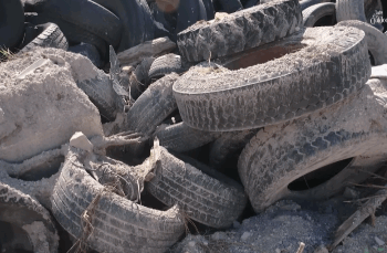 Used tires are a hazard to the environment in many ways