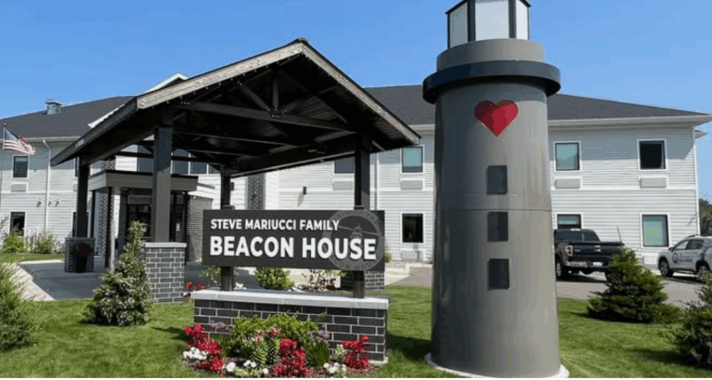 The Marquette beautification committee brought their green thumbs to the Beacon House Wednesday morning. Dozens of volunteers turned out to plant flowers, clean up the grounds, and plant herbs.