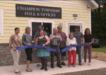It was a proud day in Champion Township as residents, leaders and the Lake Superior Community Partnership officially opened the new Champion Township hall with a ribbon cutting ceremony.