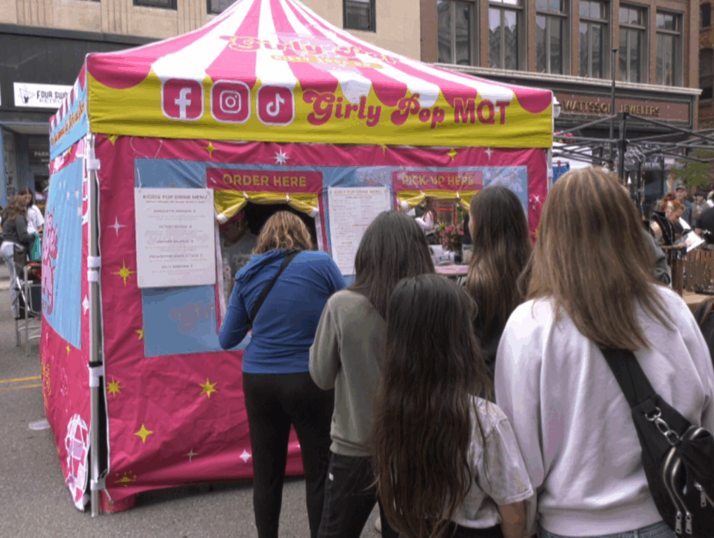 The Wednesday Night Farmers Market fills downtown Marquette with all kinds of goods, Including fresh produce and delicious food.