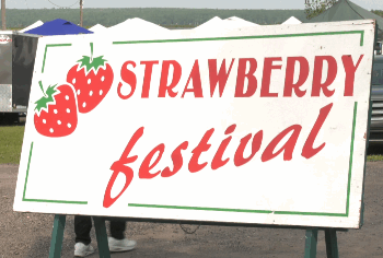 The Copper Country Strawberry Festival began Friday in Chassell. Remember that strawberry supplies are limited due to their popularity.