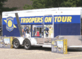 Today, the Michigan State Police hosted its second annual troopers on tour, Basketball Cop event in Marquette for the first time