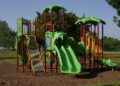 The new playground equipment at Royce Park