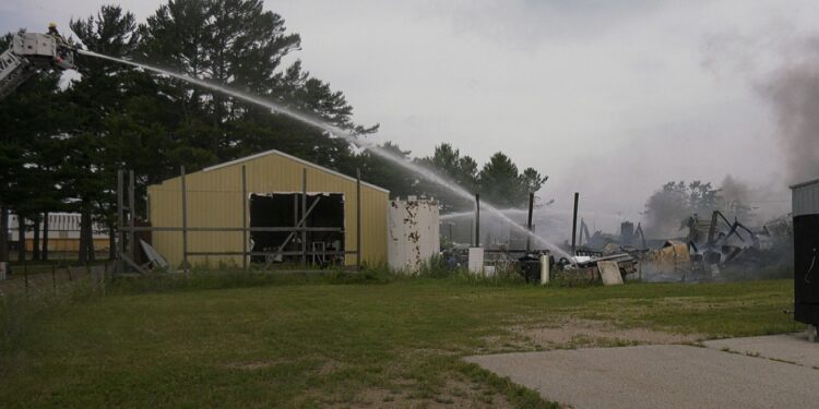 Photo taken by a WZMQ 19 reporter on the scene.