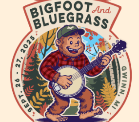 The "Bigfoot and Bluegrass" festival kicks off in Nordeen Park.