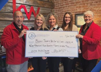 Photo courtesy of Limestone Financial Credit Union