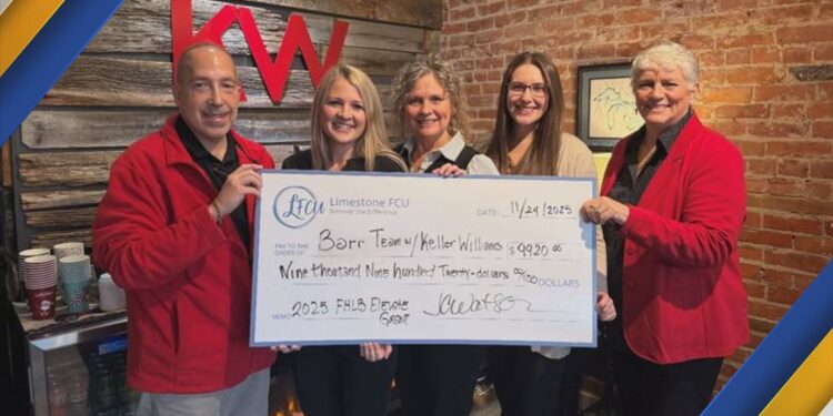 Photo courtesy of Limestone Financial Credit Union