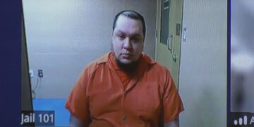 Jackson appeared in court from the Delta County Jail via Zoom