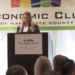 The Economic Club of Marquette County held its monthly dinner and meeting this evening at the Holiday Inn in Marquette.