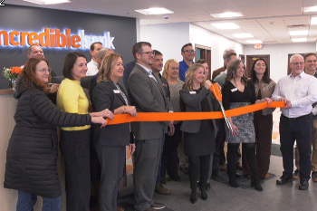 In cooperation with the Lake Superior Community Partnership, the Incredible Bank on West Washington Street in Marquette held a grand re-opening ribbon-cutting ceremony