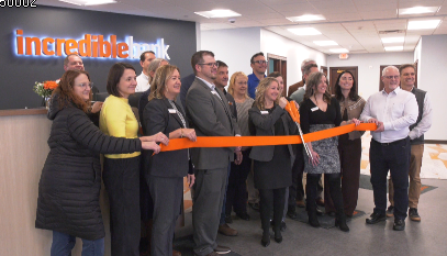 In cooperation with the Lake Superior Community Partnership, the Incredible Bank on West Washington Street in Marquette held a grand re-opening ribbon-cutting ceremony