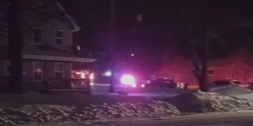 Image taken from video provided to WZMQ 19 News by Kaylee Ansell