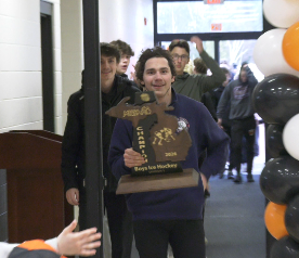The Houghton Gremlins are division three state hockey champions. The team secured its first title in 44 years with a win over the Orchard Lake St Mary's Eaglets on Saturday night at the USA Hockey Arena in Plymouth.