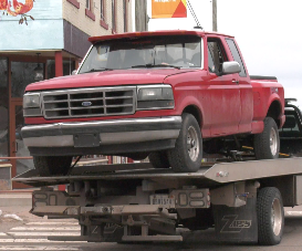 The Marquette City Police Department responded to a report of a single vehicle driving into an art gallery building at 525 North Third Street.