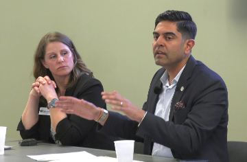 Across Michigan, rural communities are struggling with growing barriers to affordable health care because of this crisis, the Committee to Protect Health Care brought in health care professional and candidate for the Michigan State House, Anna Rink and State Representative Ranjeev Puri, leader of the house Democrats for a conversation on what's at stake, how to strengthen and protect rural health care and a chance to ask questions. The overwhelming concern was access and the cost of health care.