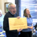 The friends of the Negaunee Public Library held a reception today in honor of Al Sundine, who served the Negaunee Library and its patrons for 45 years.