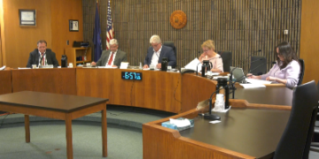 The board also held a public hearing about a wastewater treatment facility proposed for K.I. Sawyer.”