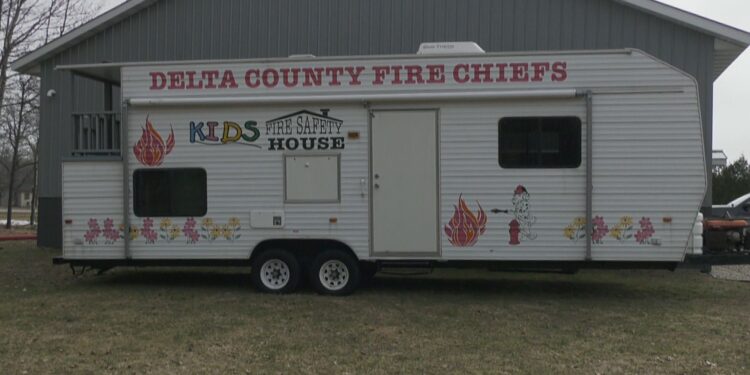 The current fire safety trailer