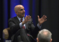 The president of the Federal Reserve’s ninth district was in Marquette today to meet with local business leaders and speak at the Invest U.P. CEO conference.