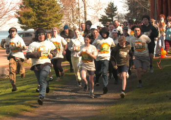 The Marquette alternative high school is raising money and awareness about the importance of trees. It's called the happy little 5K