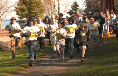 The Marquette alternative high school is raising money and awareness about the importance of trees. It's called the happy little 5K