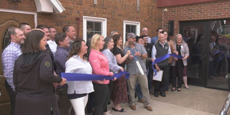 The Mather held a grand opening of its all-new taproom in the basement of the lounge.