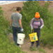 Volunteers spent the day collecting litter and documenting the types of debris found along the waterfront.